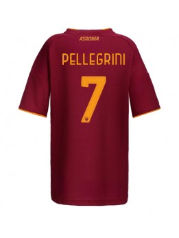 Billige AS Roma Lorenzo Pellegrini #7 Hjemmedrakt Dame 2025-26 Kortermet